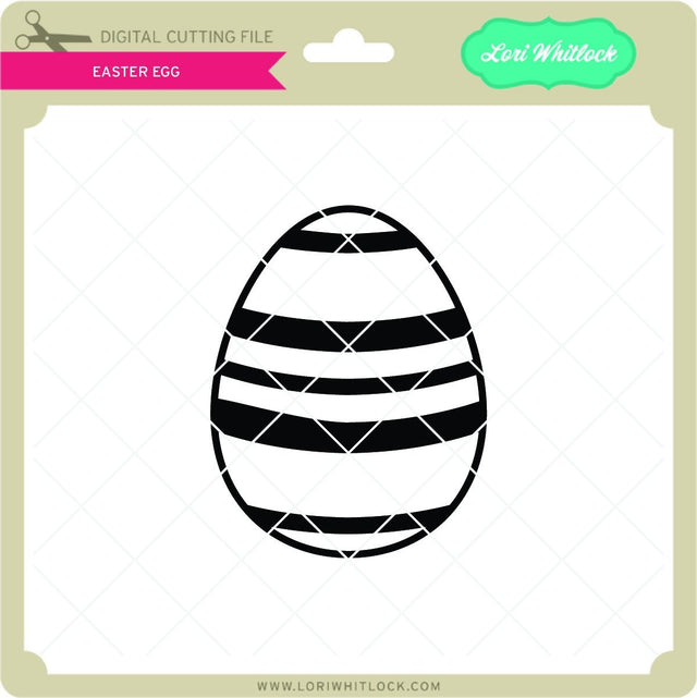 Easter Egg SVG Lori Whitlock 