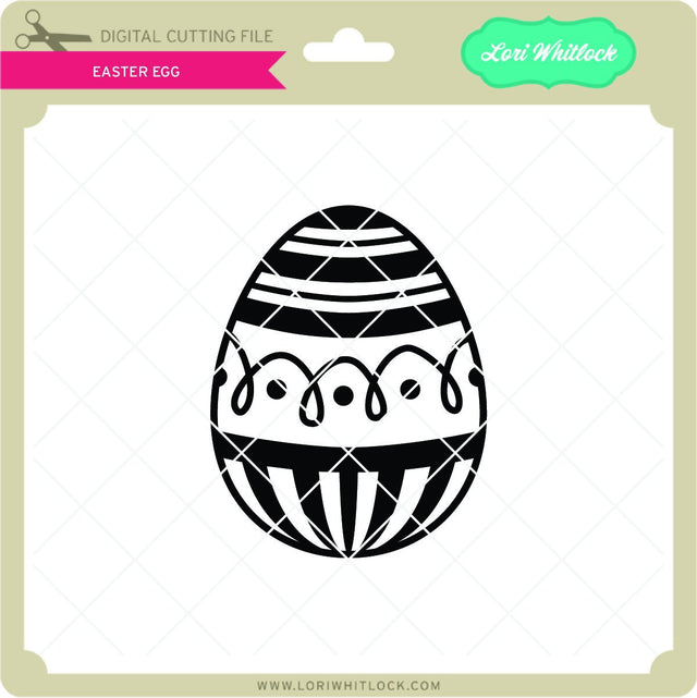 Easter Egg SVG Lori Whitlock 