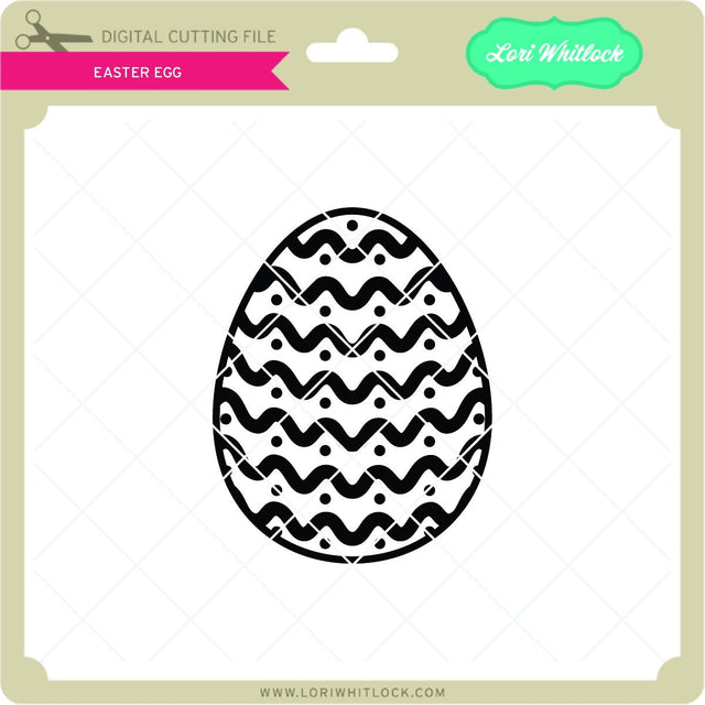 Easter Egg SVG Lori Whitlock 