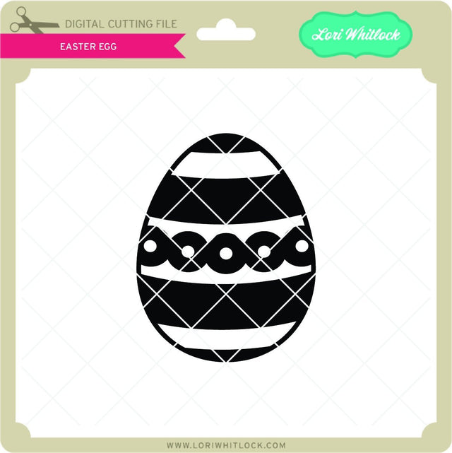Easter Egg SVG Lori Whitlock 
