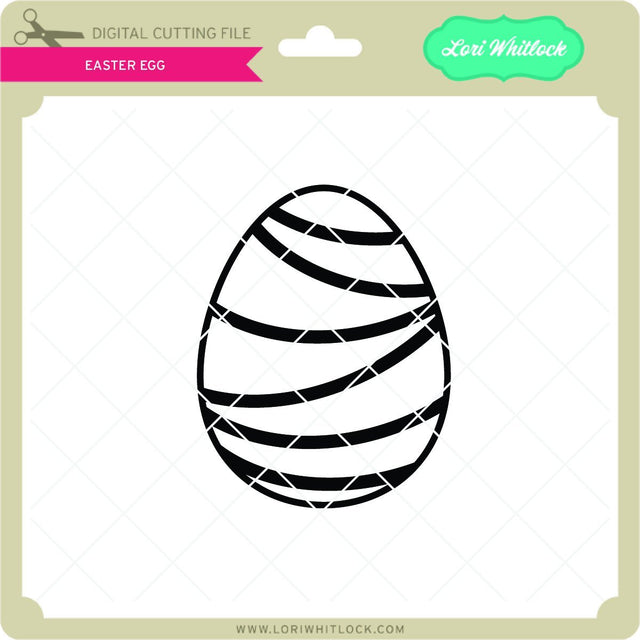 Easter Egg SVG Lori Whitlock 