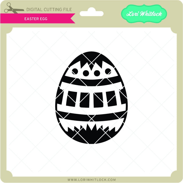 Easter Egg SVG Lori Whitlock 