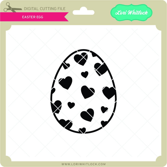Easter Egg SVG Lori Whitlock 