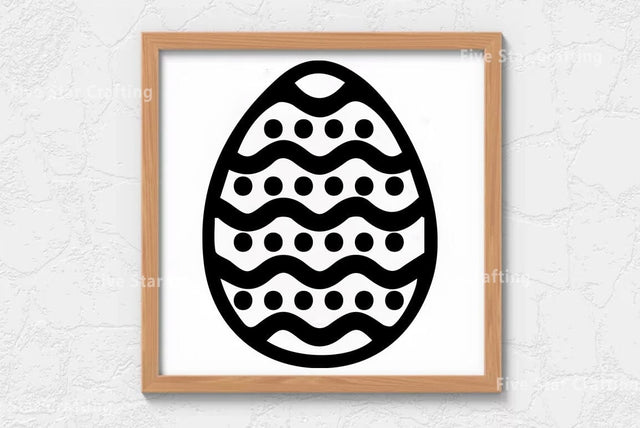 Easter Egg SVG Vector SVG Design SVG FiveStarCrafting 