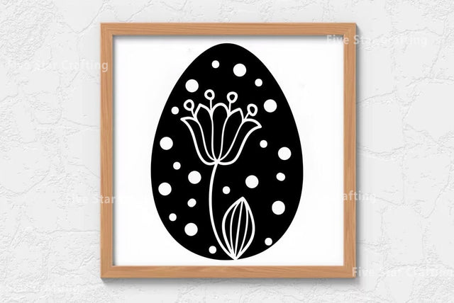 Easter Egg SVG Vector SVG Design SVG FiveStarCrafting 