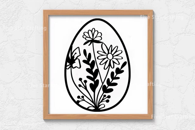 Easter Egg SVG Vector SVG Design SVG FiveStarCrafting 