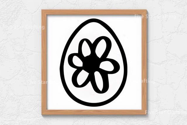 Easter Egg SVG Vector SVG Design SVG FiveStarCrafting 