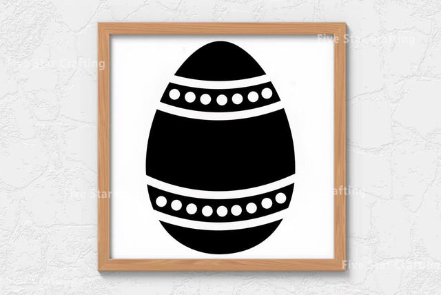 Easter Egg SVG Vector SVG Design SVG FiveStarCrafting 