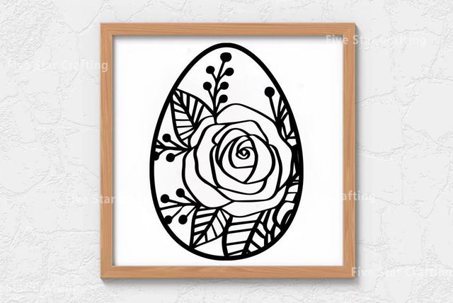 Easter Egg SVG Vector SVG Design SVG FiveStarCrafting 
