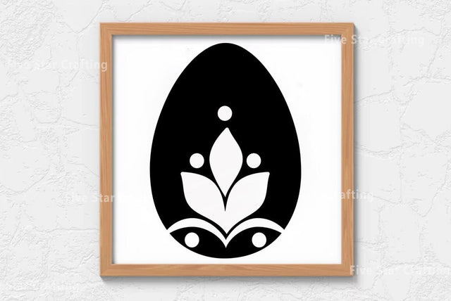 Easter Egg SVG Vector SVG Design SVG FiveStarCrafting 