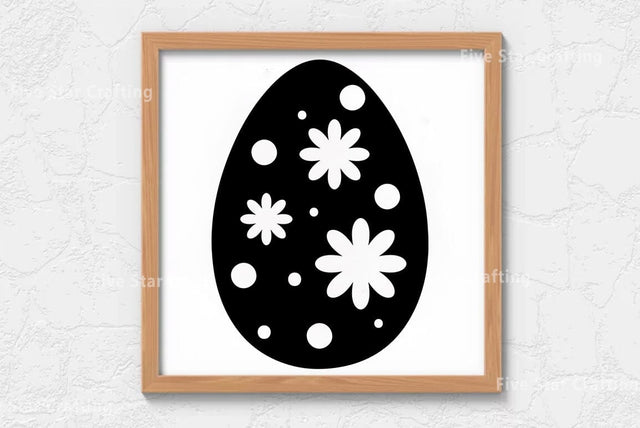 Easter Egg SVG Vector SVG Design SVG FiveStarCrafting 