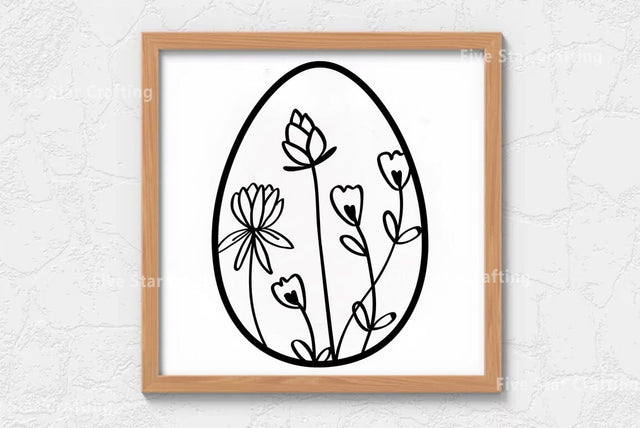 Easter Egg SVG Vector SVG Design SVG FiveStarCrafting 