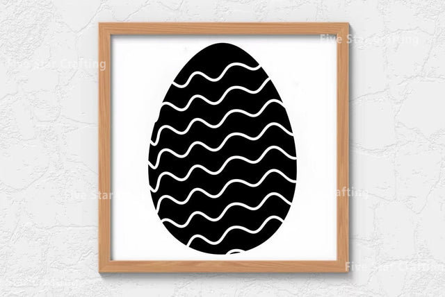 Easter Egg SVG Vector SVG Design SVG FiveStarCrafting 