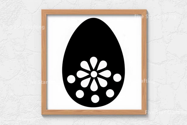 Easter Egg SVG Vector SVG Design SVG FiveStarCrafting 