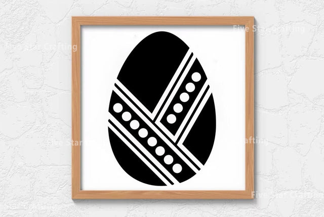 Easter Egg SVG Vector SVG Design SVG FiveStarCrafting 