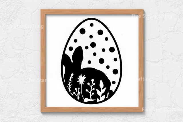 Easter Egg SVG Vector SVG Design SVG FiveStarCrafting 