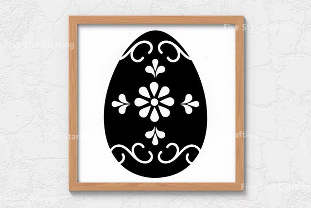 Easter Egg SVG Vector SVG Design SVG FiveStarCrafting 