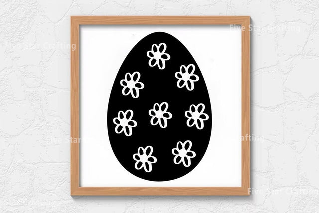 Easter Egg SVG Vector SVG Design SVG FiveStarCrafting 