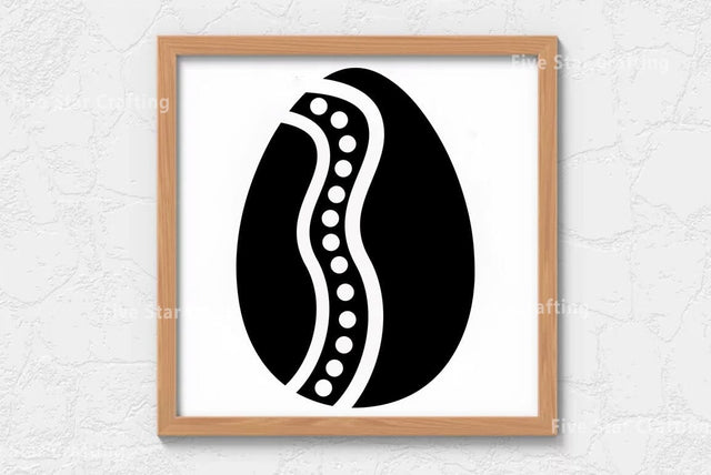 Easter Egg SVG Vector SVG Design SVG FiveStarCrafting 