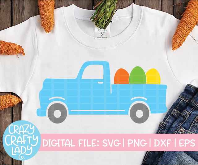 Easter Egg Truck | SVG Cut File SVG Crazy Crafty Lady Co. 