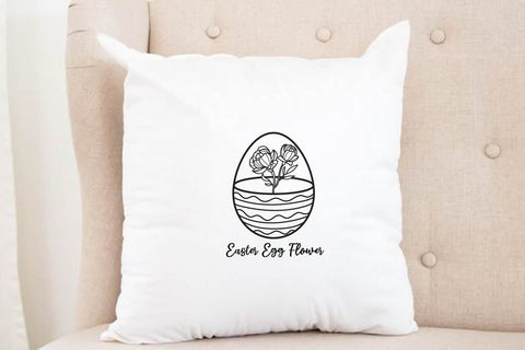 Easter Egg with Flower SVG dadan_pm 