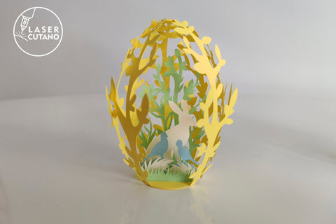 Easter Eggs Bundle File for Paper Cut, Cricut, Silhouette SVG LaserCutano 