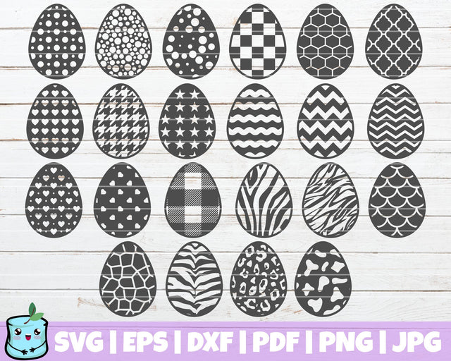 Easter Eggs Bundle SVG MintyMarshmallows 