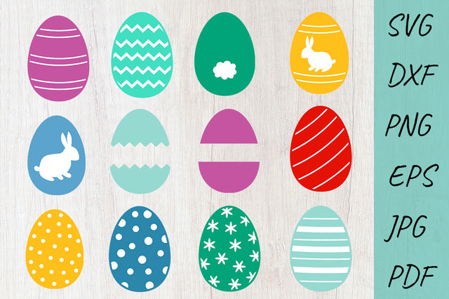 Easter Eggs Bundle SVG PNG EPS DXF SVG Irina Ostapenko 
