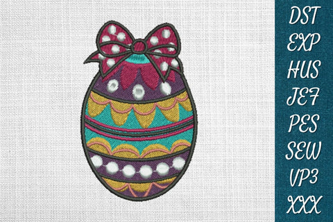 Easter Eggs Embroidery Designs Embroidery/Applique DESIGNS SvgOcean 