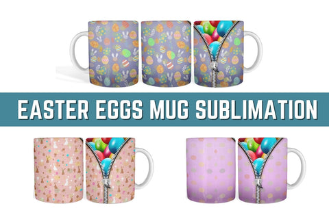 Easter Eggs Mug Sublimation Sublimation SvgOcean 