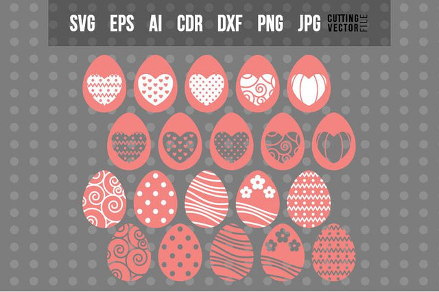 Easter Eggs - SVG Bundle SVG VectorSVGdesign 
