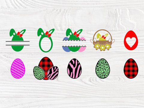 Easter Eggs SVG Cut File | 50 Egg Clipart | Svg Bundle | Egg Svg | Easter Egg Svg | Egg Silhouette | Easter Svg | Svg Files for Cricut SVG TonisArtStudio 