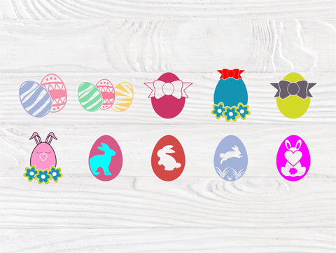 Easter Eggs SVG Cut File | 50 Egg Clipart | Svg Bundle | Egg Svg | Easter Egg Svg | Egg Silhouette | Easter Svg | Svg Files for Cricut SVG TonisArtStudio 