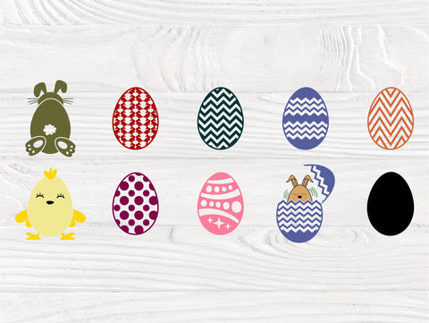 Easter Eggs SVG Cut File | 50 Egg Clipart | Svg Bundle | Egg Svg | Easter Egg Svg | Egg Silhouette | Easter Svg | Svg Files for Cricut SVG TonisArtStudio 