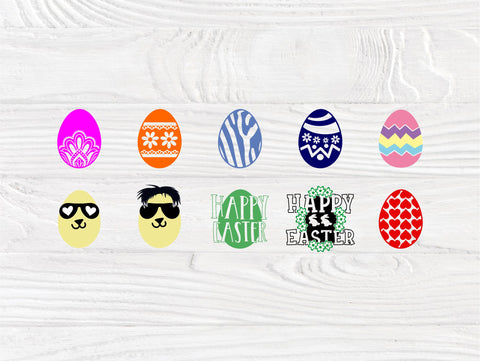 Easter Eggs SVG Cut File | 50 Egg Clipart | Svg Bundle | Egg Svg | Easter Egg Svg | Egg Silhouette | Easter Svg | Svg Files for Cricut SVG TonisArtStudio 