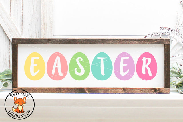 Easter Eggs SVG | Easter Files | SVG PNG DXF Cut Files SVG RedFoxDesignsUS 