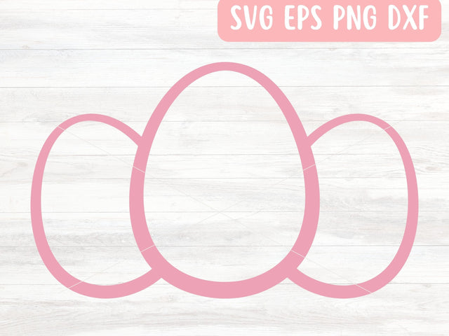 Easter Eggs SVG File for Cricut or Silhouette SVG Apple Grove Designs 