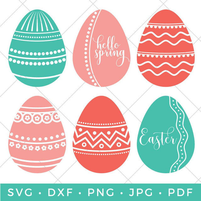 Easter Eggs SVG Hey Let's Make Stuff 