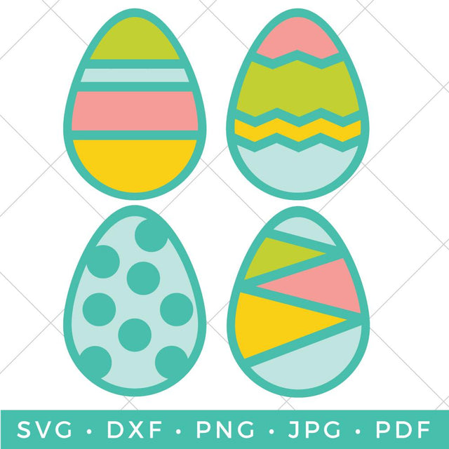 Easter Eggs SVG Hey Let's Make Stuff 