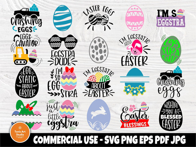 Easter Eggs SVG, Svg Bundle, Svg Cricut Files SVG TonisArtStudio 