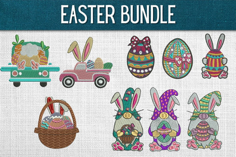 Easter Embroidery Designs Bundle Embroidery/Applique DESIGNS SvgOcean 