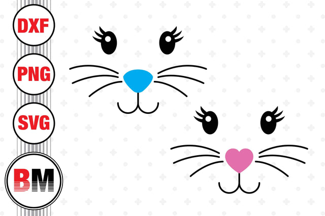 Easter Face SVG, PNG, DXF Files SVG BMDesign 