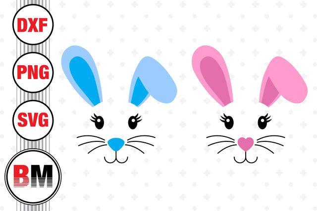 Easter Face SVG, PNG, DXF Files SVG BMDesign 