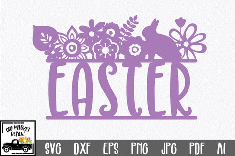 Easter Floral SVG Cut File SVG Old Market 