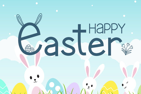 Easter Flower Font AEN Creative Store 