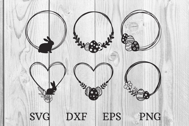 easter frame bunny egg easter svg sublimation SVG dadan_pm 