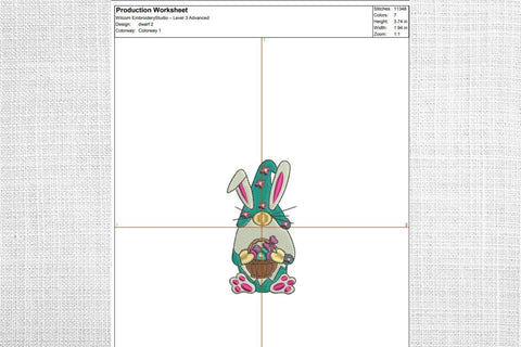 Easter Gnome Embroidery Designs Embroidery/Applique DESIGNS SvgOcean 