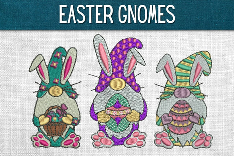 Easter Gnome Embroidery Designs Embroidery/Applique DESIGNS SvgOcean 