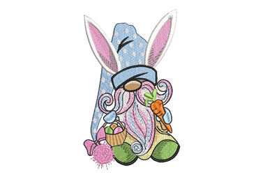 Easter Gnome embroidery designs, holiday embroidery designs, 4 sizes, Instant download Embroidery/Applique DESIGNS ArtEMByNatalia 