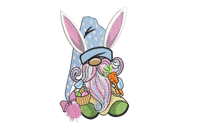 Easter Gnome embroidery designs, holiday embroidery designs, 4 sizes, Instant download Embroidery/Applique DESIGNS ArtEMByNatalia 